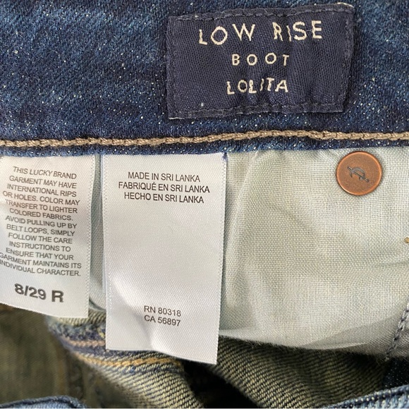 Lucky Brand Low Rise Lolita Boot Jeans - Picture 6 of 6